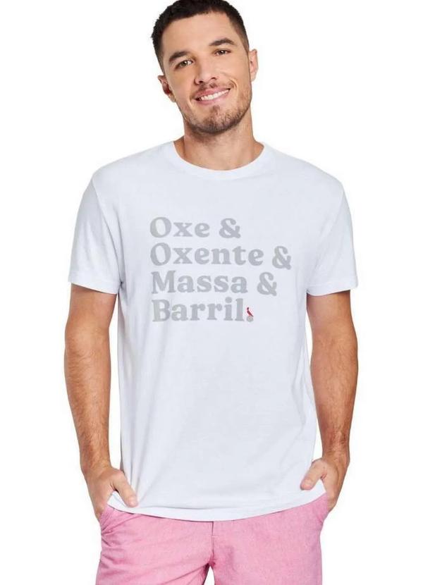 Reserva - Camiseta Estampada Oxente Reserva Branco