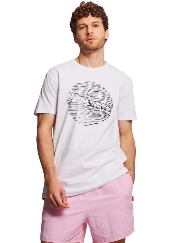 Reserva - Camiseta Estampada Pica Pau Serie Reserva Branco