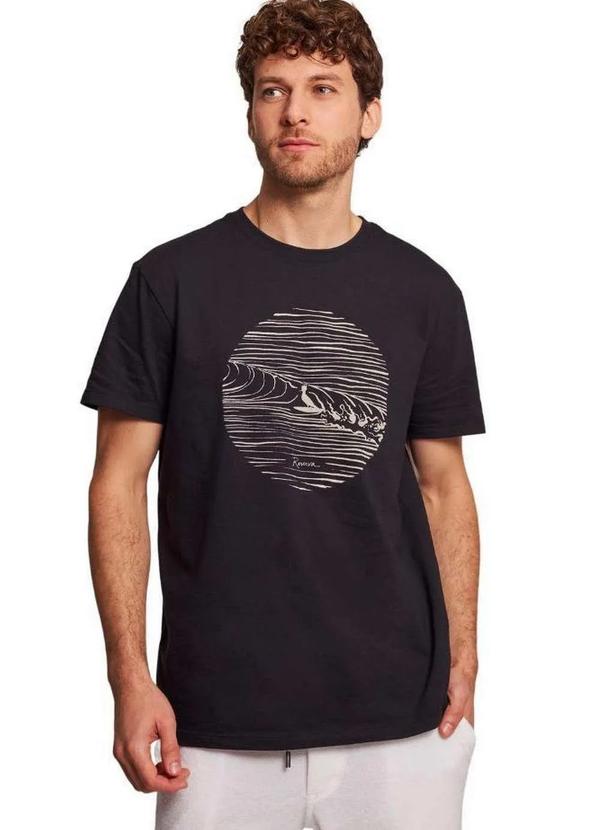 Reserva - Camiseta Estampada Pica Pau Serie Reserva Preto