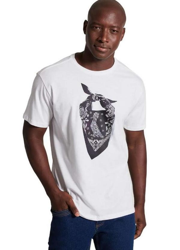 Reserva - Camiseta Estampada Thug Bandana Branco