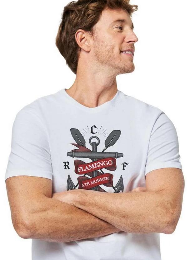 Reserva - Camiseta Fla Tri Campeão Reserva Branco