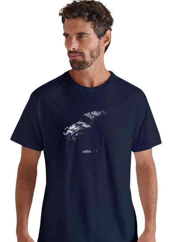 Reserva - Camiseta Fusca Algodão Estilo Conforto Reserva Marinho