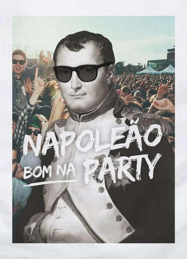 Reserva - Camiseta Napoleão Bom na Party Estilo Reserva Branco 2