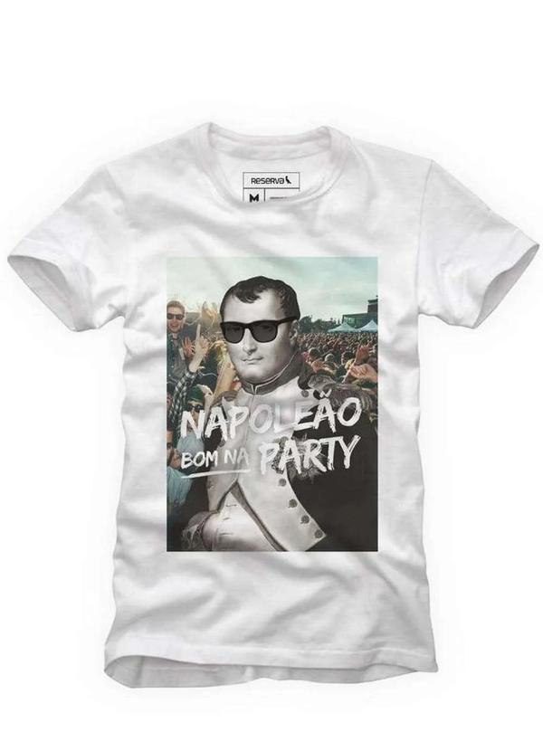 Reserva - Camiseta Napoleão Bom na Party Estilo Reserva Branco 3