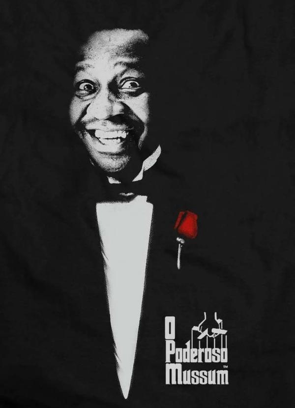 Reserva - Camiseta o Poderoso Mussum Conforto Reserva Preto 2