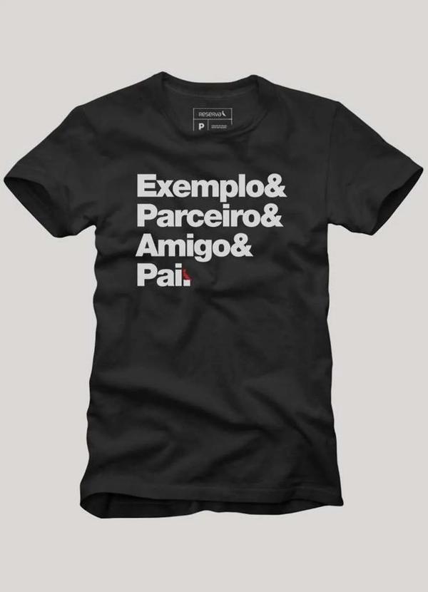 Reserva - Camiseta Pai Exemplar Dia a Dia Conforto Reserva Preto 2