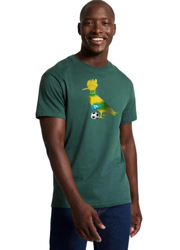 Reserva - Camiseta Pica Pau Brasil Reserva Verde Escuro