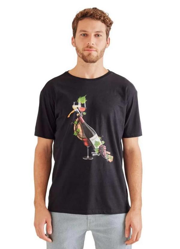 Reserva - Camiseta Pica Pau Vinho Reserva Preto