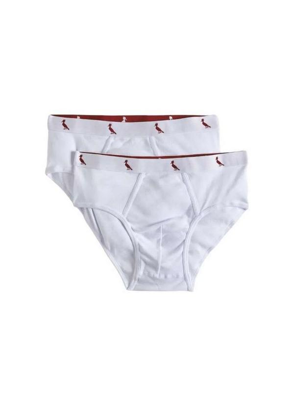Reserva - Cueca Cont Básica Pack 2 Algodão Reserva Branco