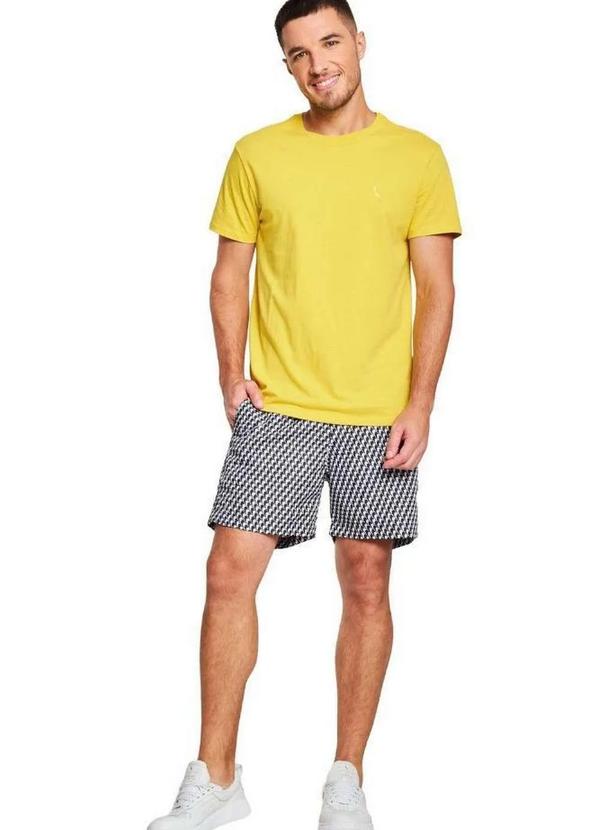 Reserva - Short Arpoador Estampado Pied Pica Pau Reserva Branco