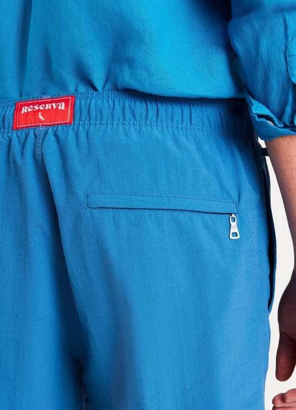 Reserva - Short Praia Liso Reserva Azul Petroleo 3