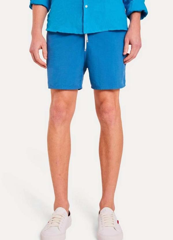 Reserva - Short Praia Liso Reserva Azul Petroleo 4