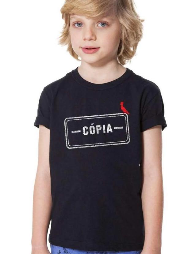 Reserva Mini - Camiseta Carimbo Cópia Reserva Mini Preto