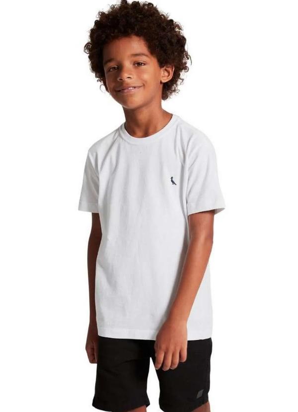 Reserva Mini - Camiseta Gota Pica Pau Bordado Reserva Mini Branco