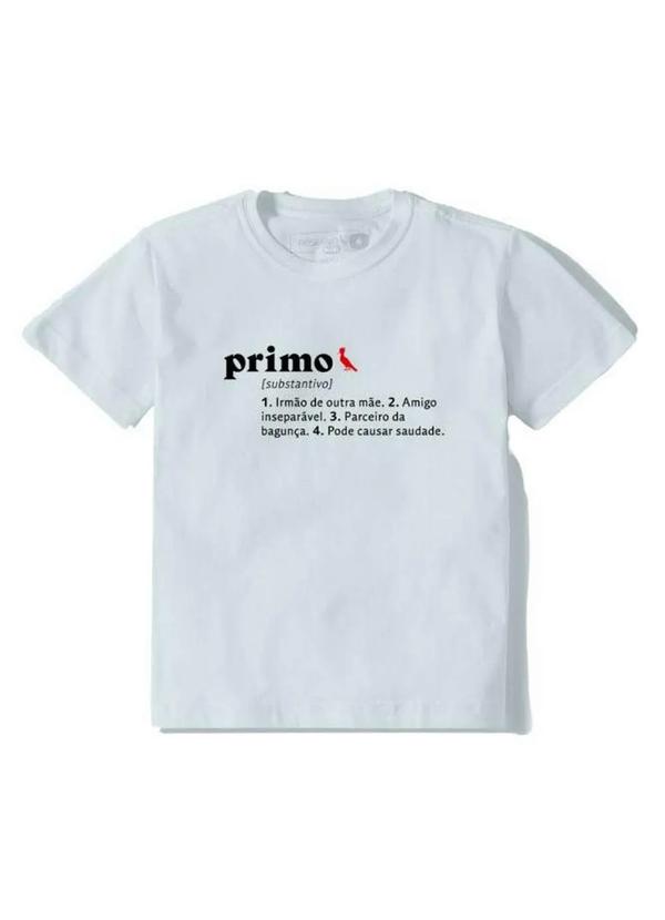 Reserva Mini - Camiseta Infantil Estampa Primos Dic Reserva Mini Branco