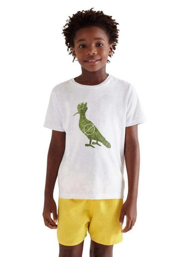 Reserva Mini - Camiseta Infantil Pica Pau Futebol Reserva Mini Branco