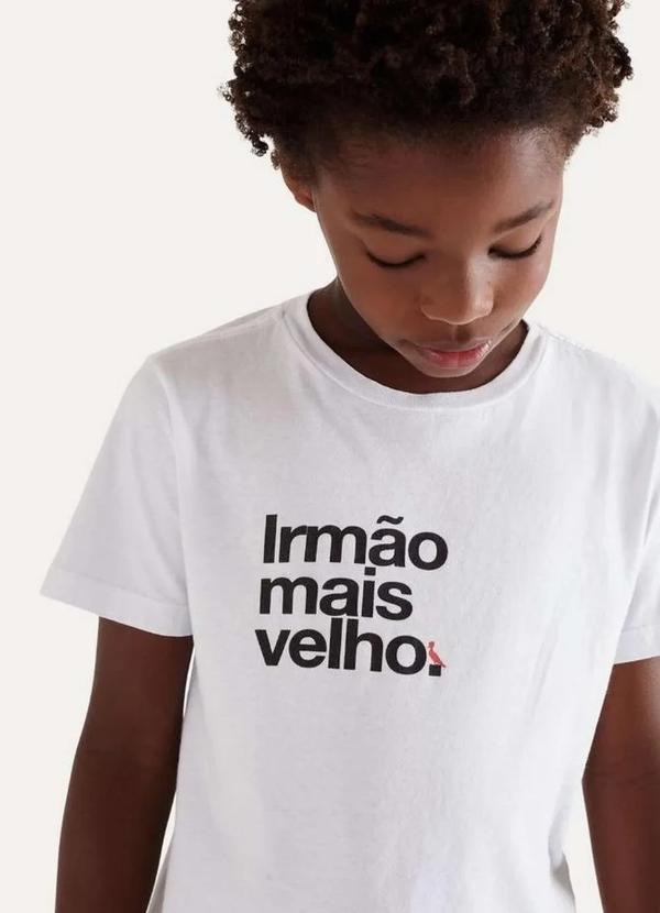 Reserva Mini - Camiseta Irmão Mais Velho Mini Reserva Mini Branco 3