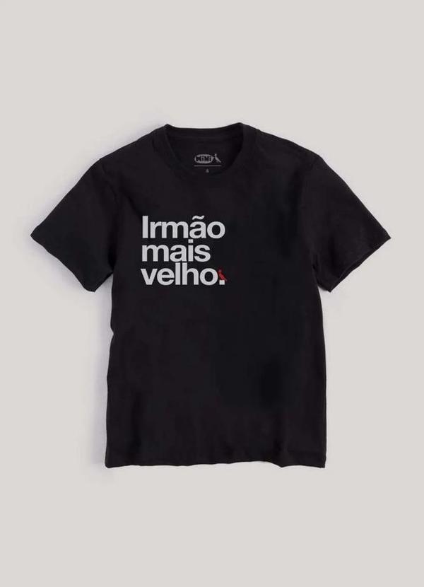 Reserva Mini - Camiseta Irmão Mais Velho Mini Reserva Mini Preto