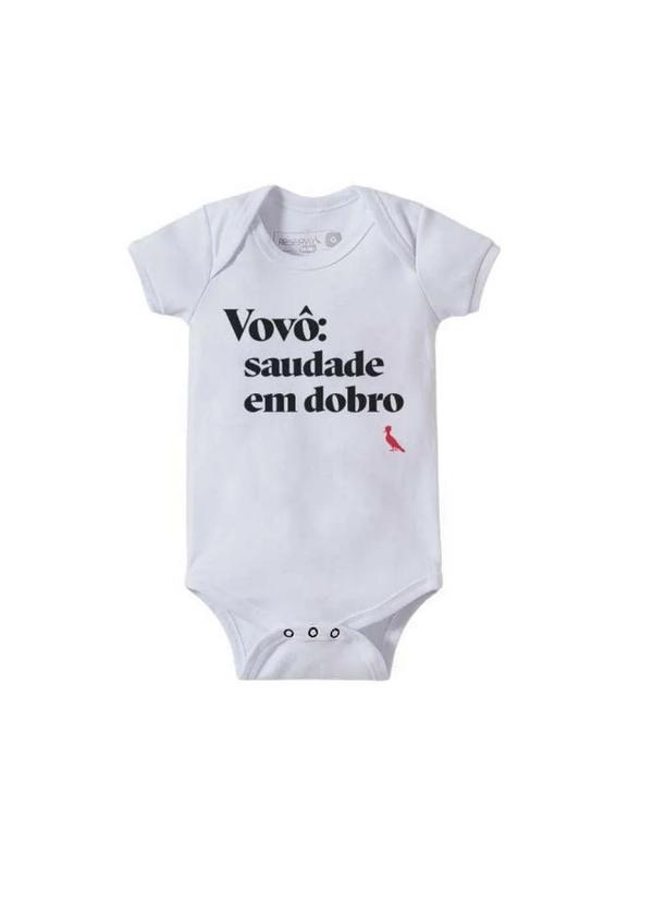 Reserva Mini - Body Saudade em Dobro Vovô Reserva Mini Branco