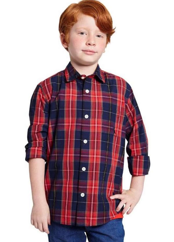 Reserva Mini - Camisa Ml Lampião Reserva Mini Marinho/Verde