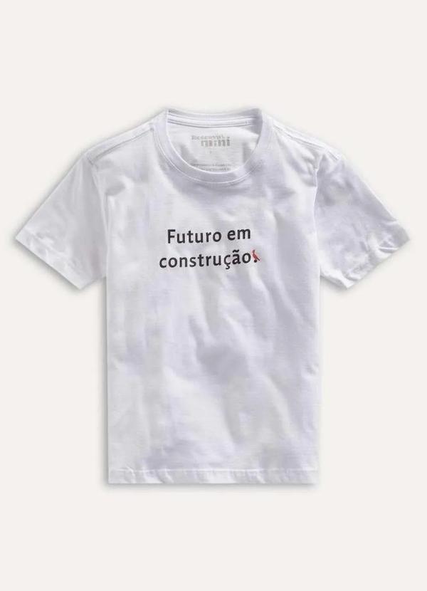 Reserva Mini - Camiseta Est Futuro em Construção Reserva Mini Branco 2