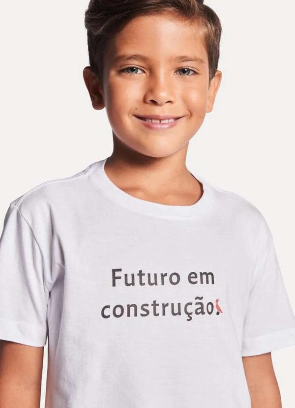 Reserva Mini - Camiseta Est Futuro em Construção Reserva Mini Branco 4