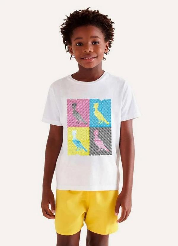 Reserva Mini - Camiseta Est Pica Pau Halftone Reserva Mini Branco 2