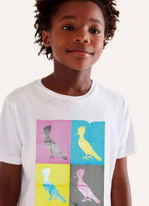 Reserva Mini - Camiseta Est Pica Pau Halftone Reserva Mini Branco 3