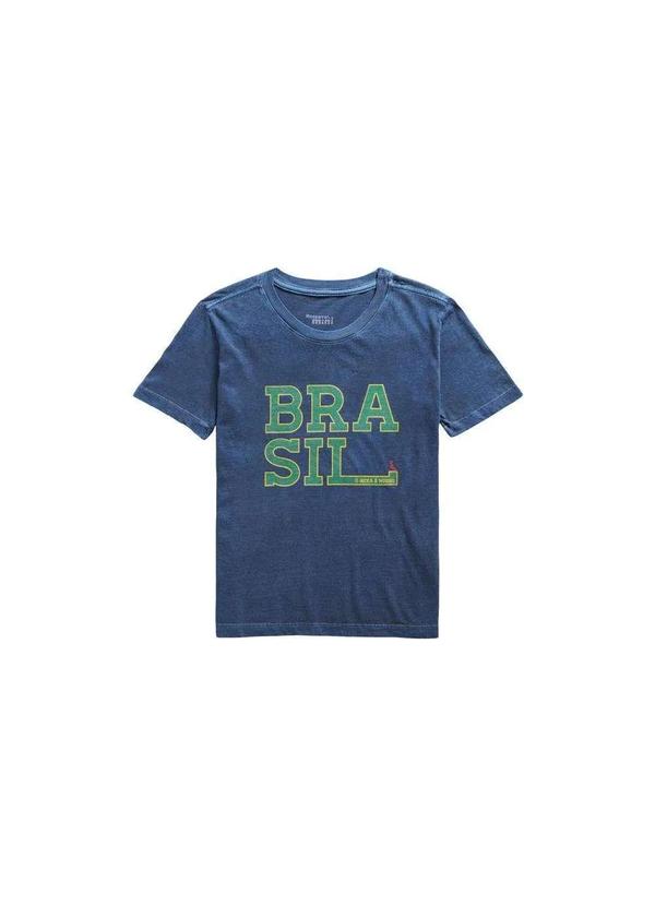 Reserva Mini - Camiseta Estampada Brasil Reserva Mini Marinho Stoned