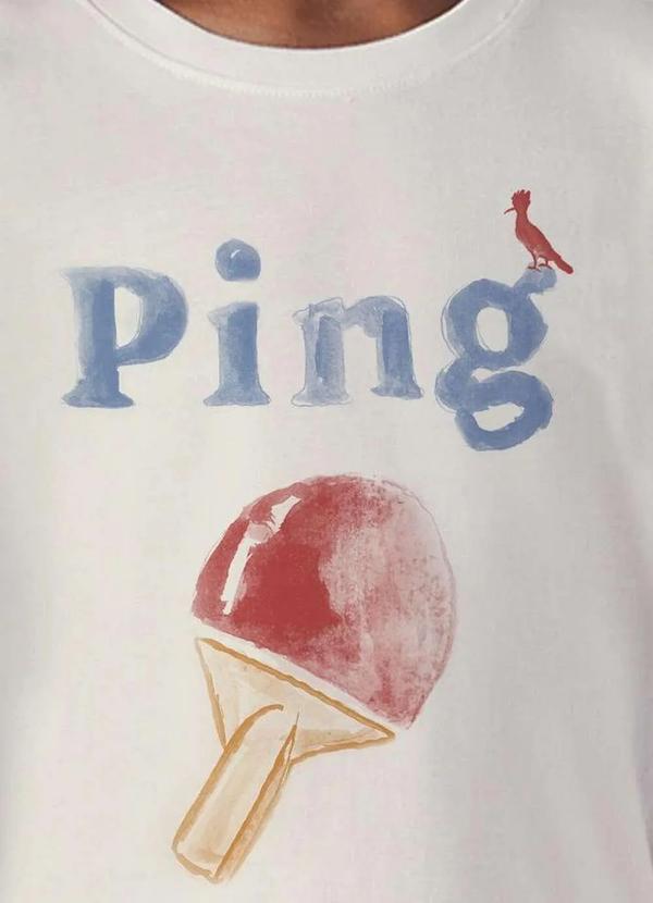 Reserva Mini - Camiseta Estampada Ping Reserva Mini Branco 2