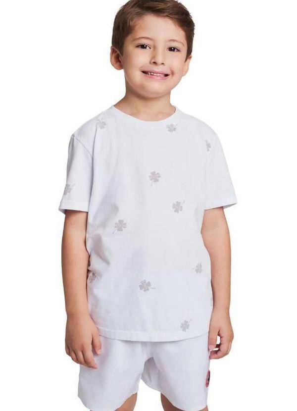 Reserva Mini - Camiseta Estampada Sorte Reserva Mini Cinza Claro