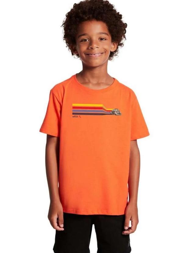 Reserva Mini - Camiseta Fusca Reserva Mini Laranja