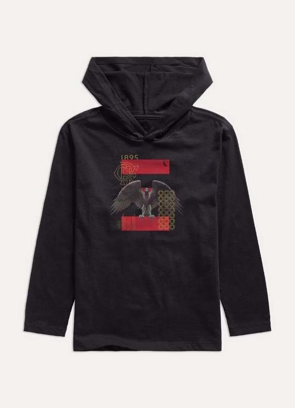 Reserva Mini - Camiseta Hoodie Mini Urubu Reserva Mini Preto 3