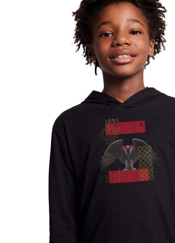 Reserva Mini - Camiseta Hoodie Mini Urubu Reserva Mini Preto 4