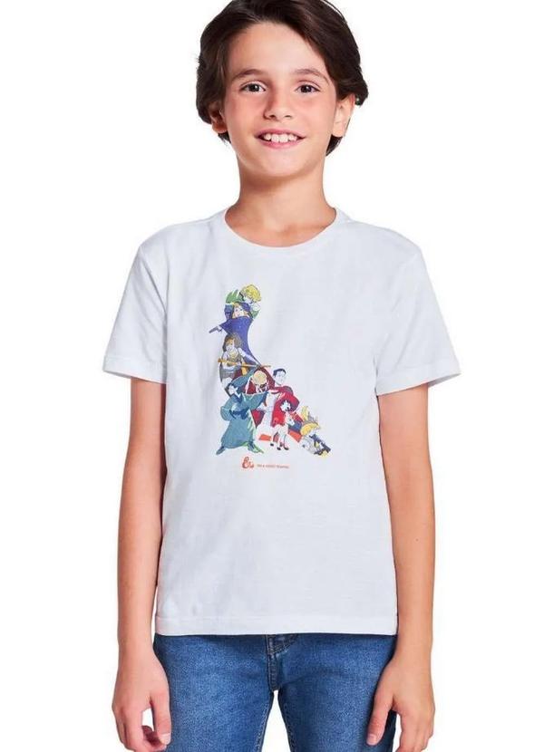 Reserva Mini - Camiseta Mini Pica Pau D D Reserva Mini Branco