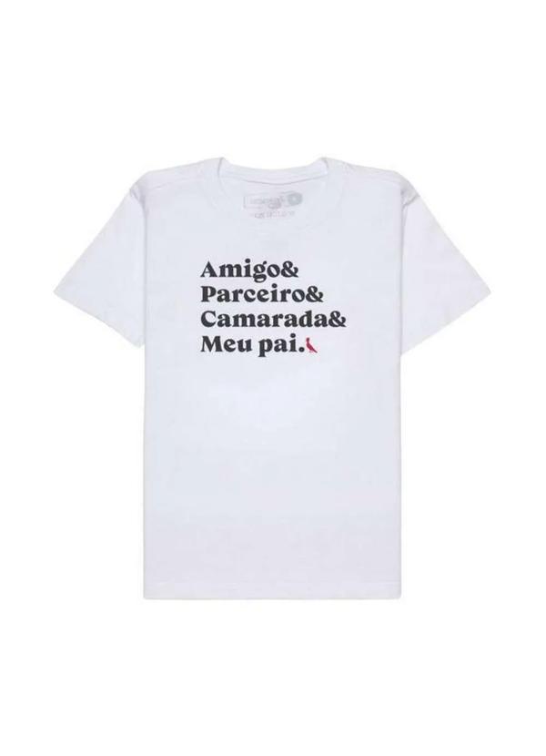 Reserva Mini - Camiseta Pai Camarada Reserva Mini Branco