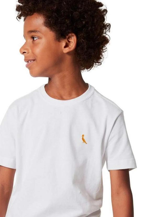 Reserva Mini - Camiseta Pica Pau Bordado Glow Reserva Mini Branco