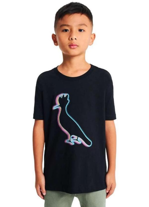 Reserva Mini - Camiseta Pica Pau Neon Reserva Mini Preto