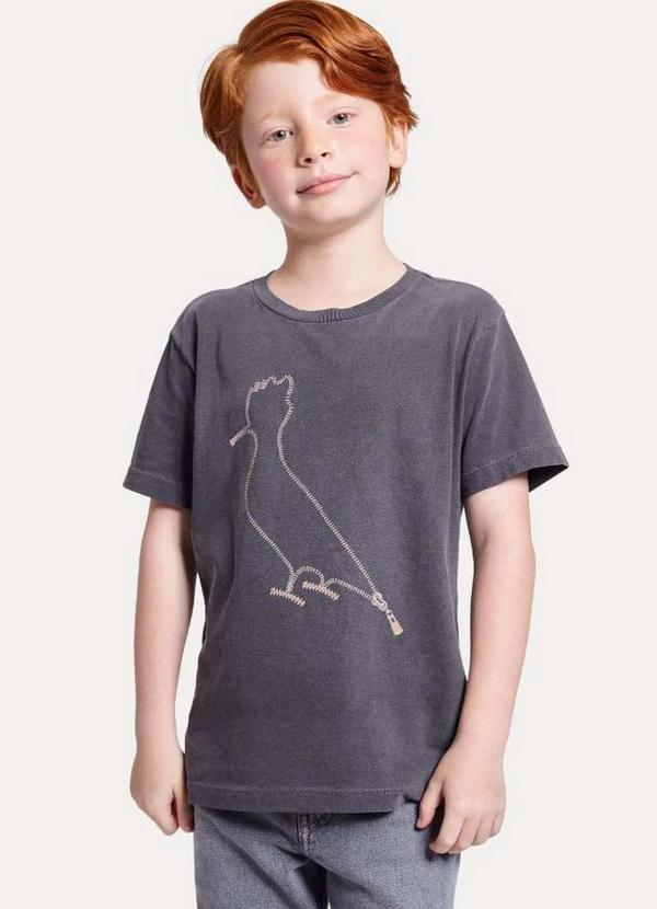 Reserva Mini - Camiseta Tp Pica Pau Zíper Reserva Mini Fuligem 2