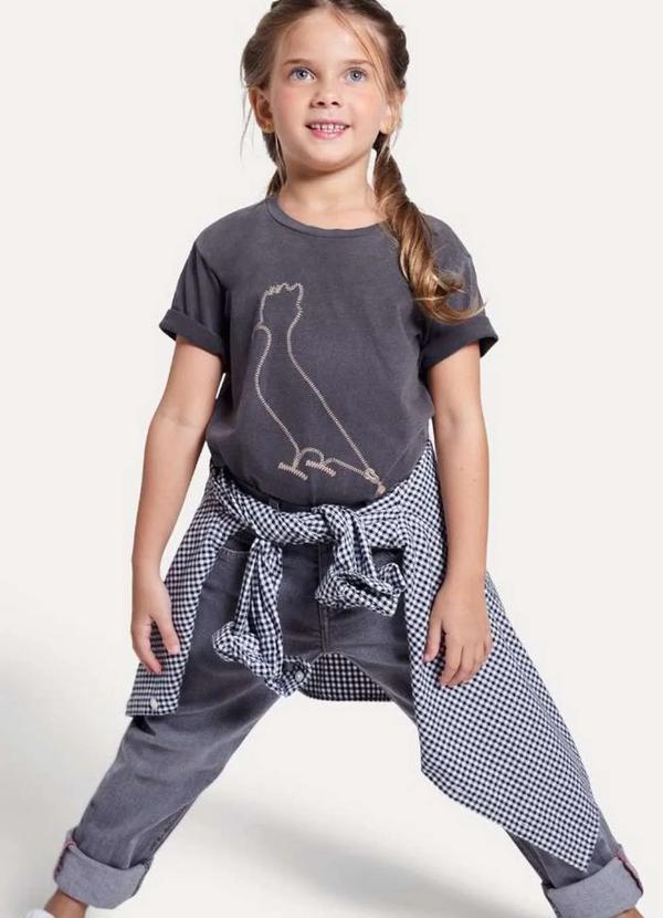 Reserva Mini - Camiseta Tp Pica Pau Zíper Reserva Mini Fuligem 4