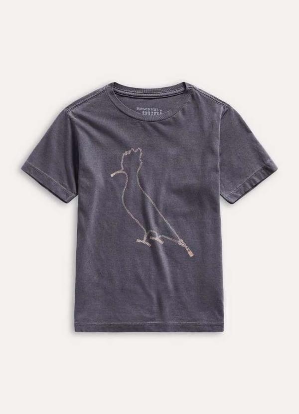 Reserva Mini - Camiseta Tp Pica Pau Zíper Reserva Mini Fuligem 6