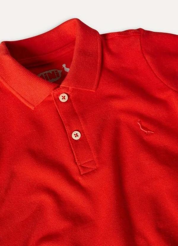 Reserva Mini - Polo Bb Piquet Básica Cores Reserva Mini Vermelho 2