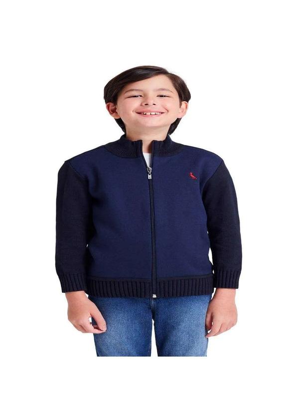 Reserva Mini - Casaco Tricot Sm Moletom Inv20 Reserva Mini Marinho