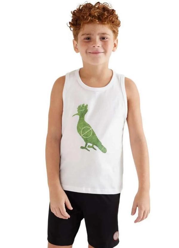 Reserva Mini - Regata Pica Pau Futebol Reserva Mini Branco