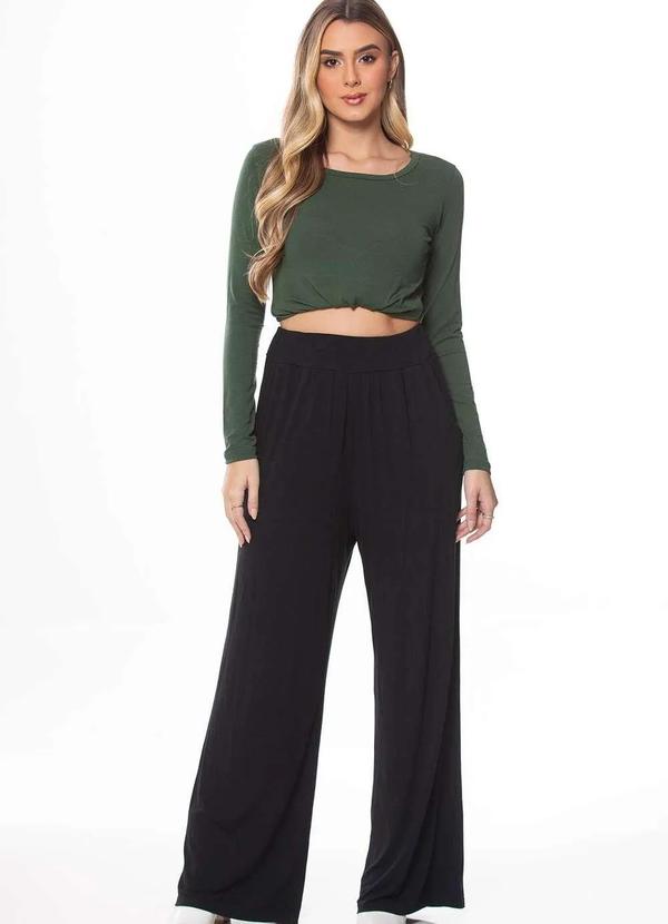 Zipituka Calca Pantalona Malha Zipituka 930 Preto Preto