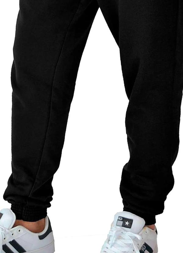 Tno - Calca Masculina Moletom Jogger Tno 3750 Preto Preto 2