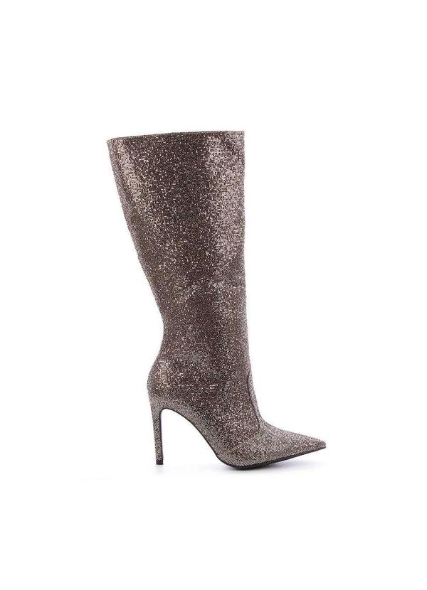 Damannu Shoes - Bota Hazel Brilho Dourado Dourado 2