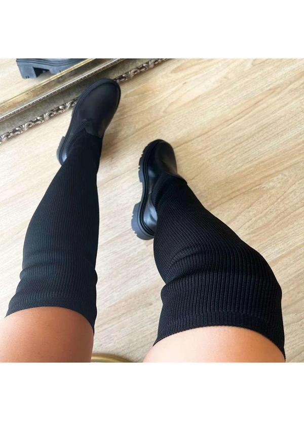 Damannu Shoes - Bota Over Jordana Preto Preto 3