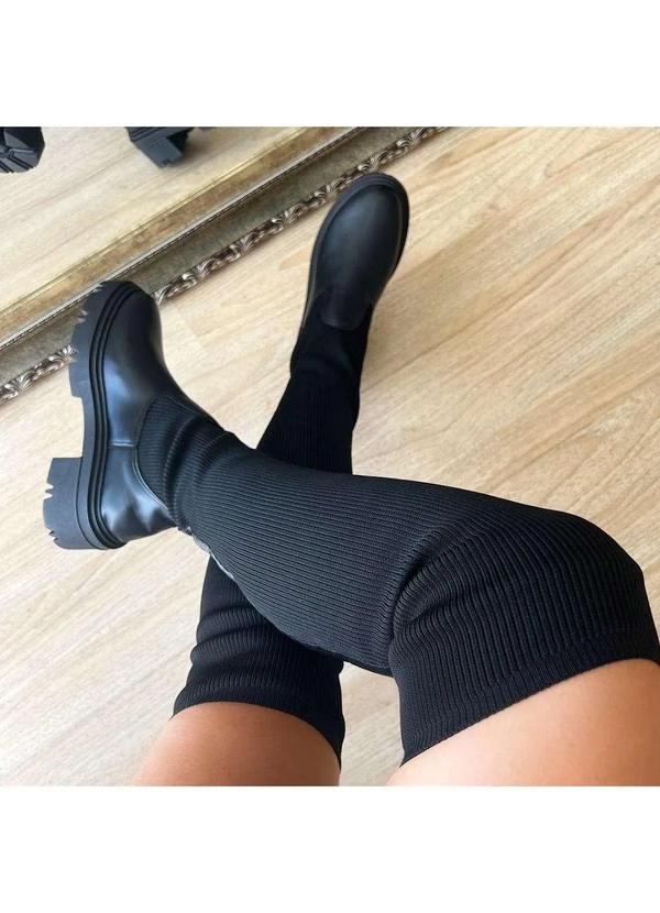 Damannu Shoes - Bota Over Jordana Preto Preto 5