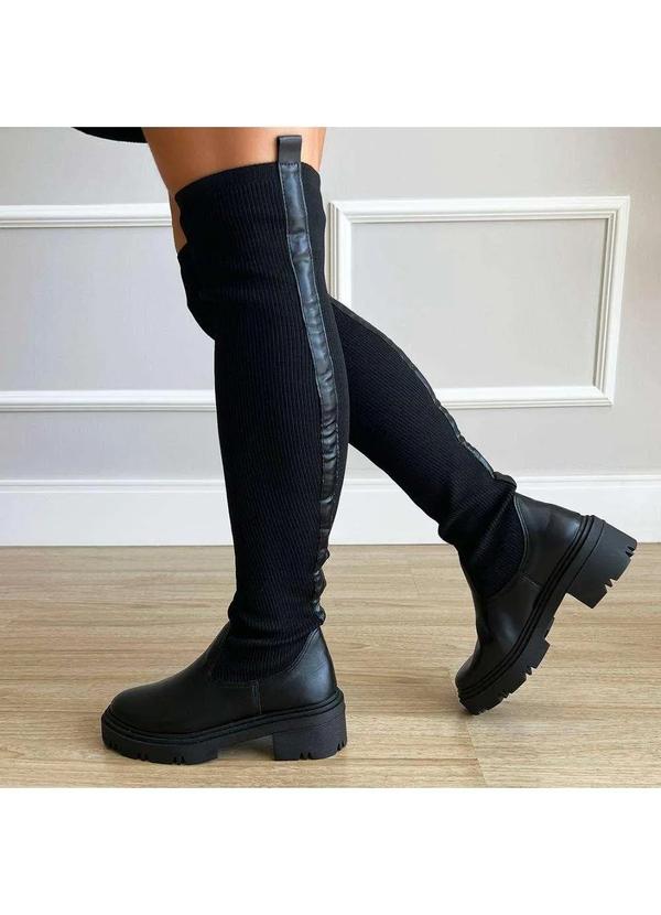 Damannu Shoes - Bota Over Jordana Preto Preto 6